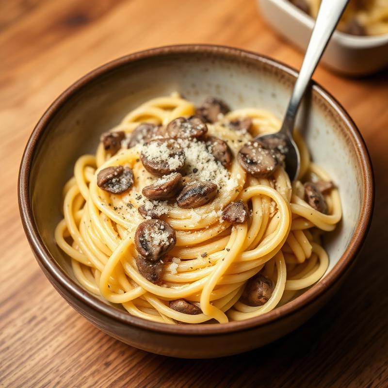 Pâtes aux champignons