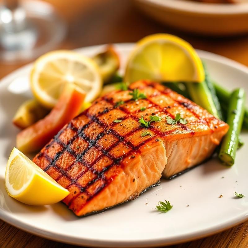 Saumon grillé